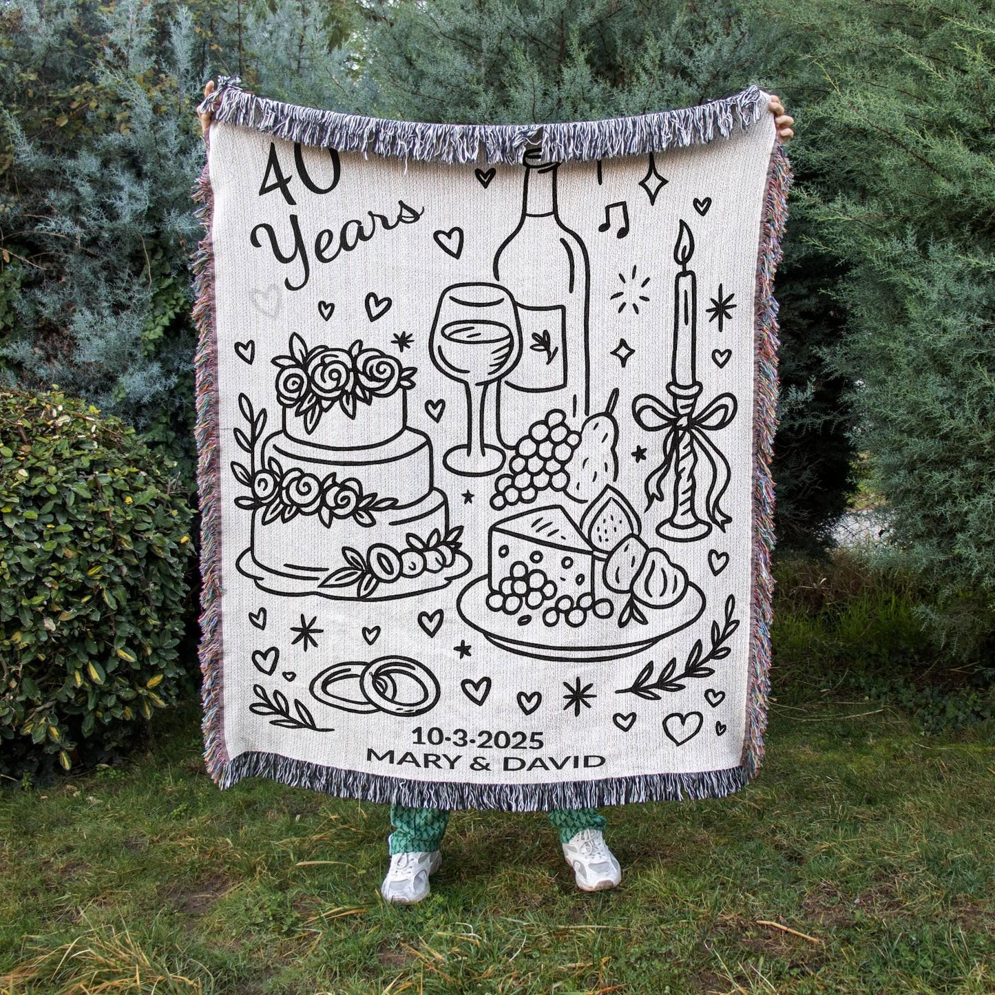 40th Anniversary Woven Blanket
