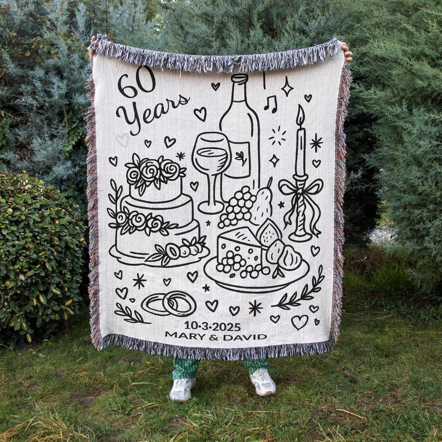 60th Anniversary Woven Blanket