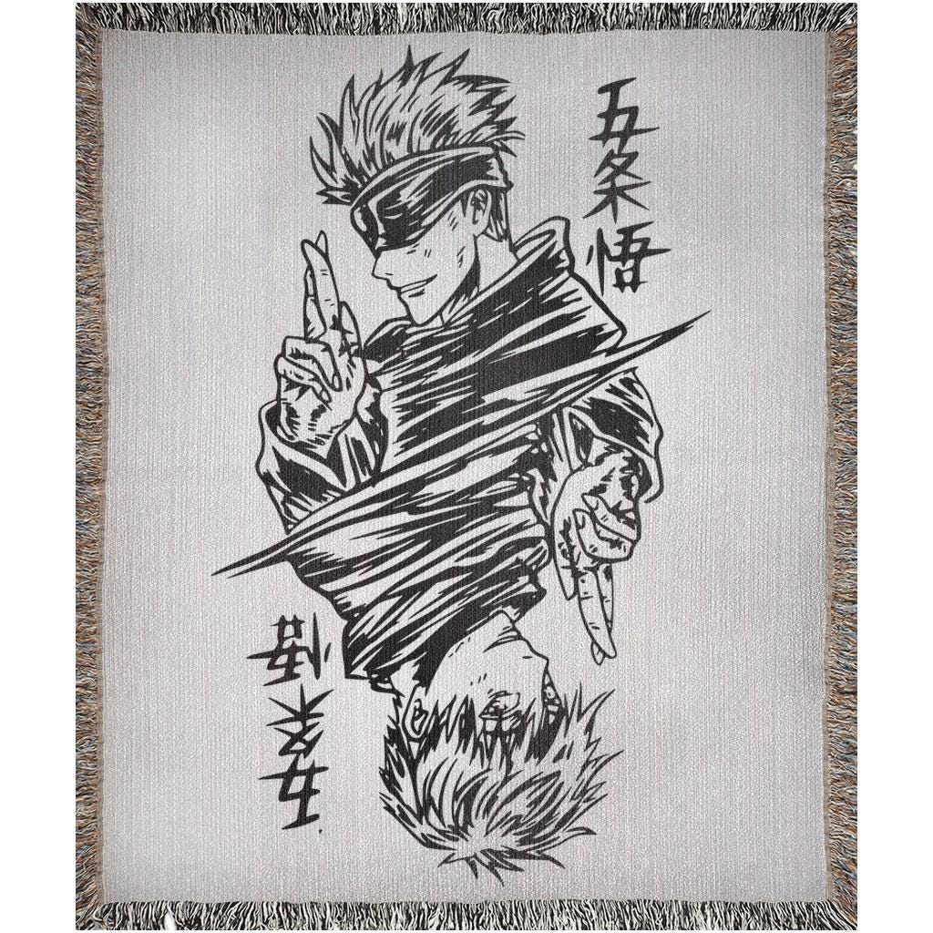 Anime JJK Manga Woven Blanket