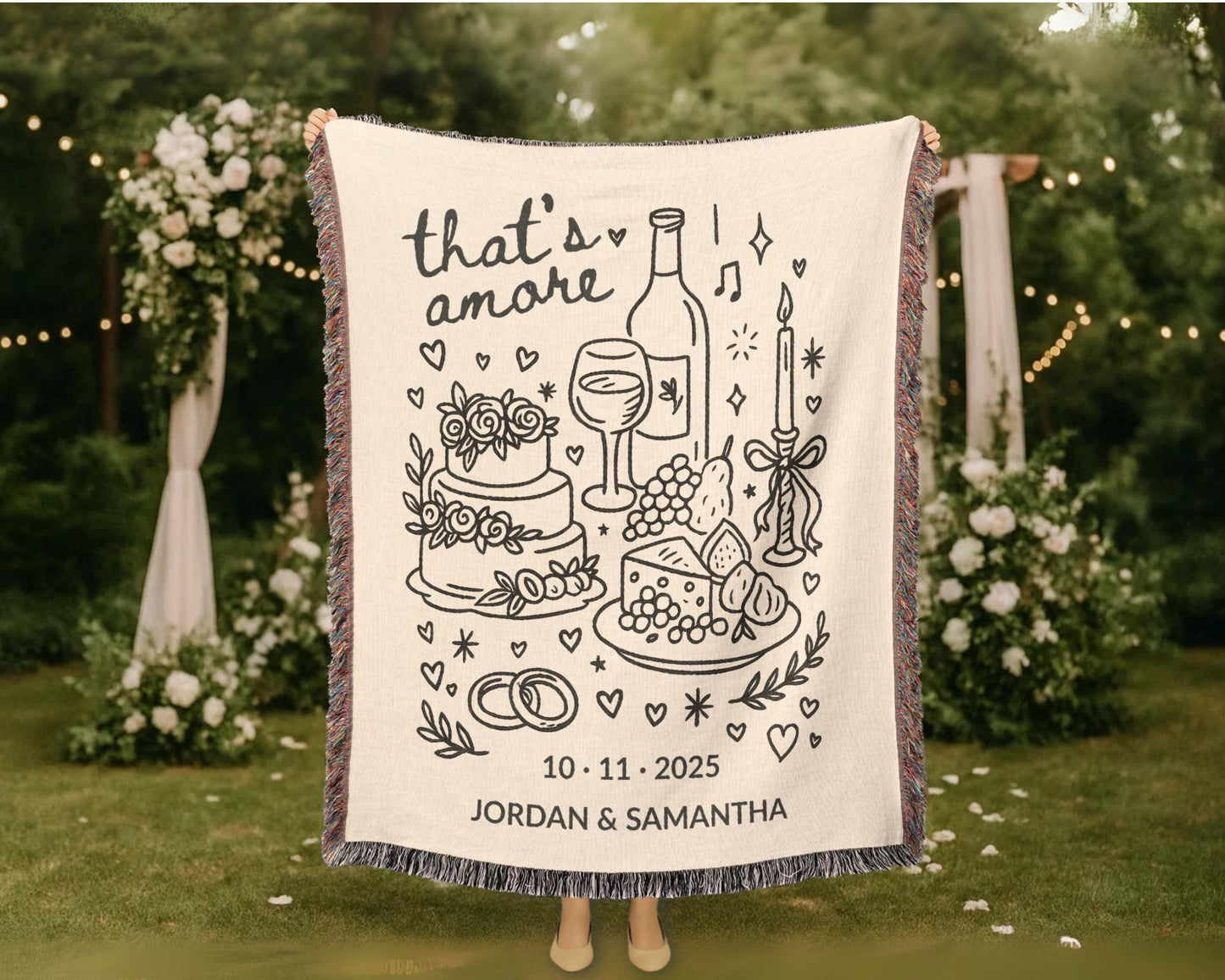 That's Amore Woven Blanket