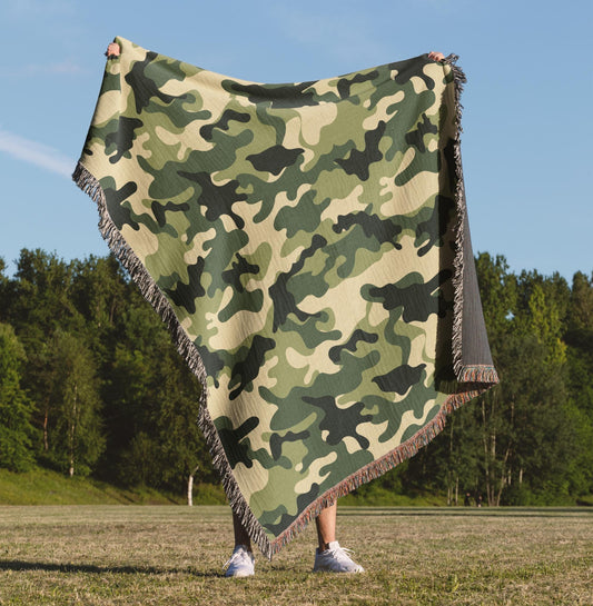 Gift: Custom Woven Blanket with unique design, perfect decorative throw for home decor enthusiasts.