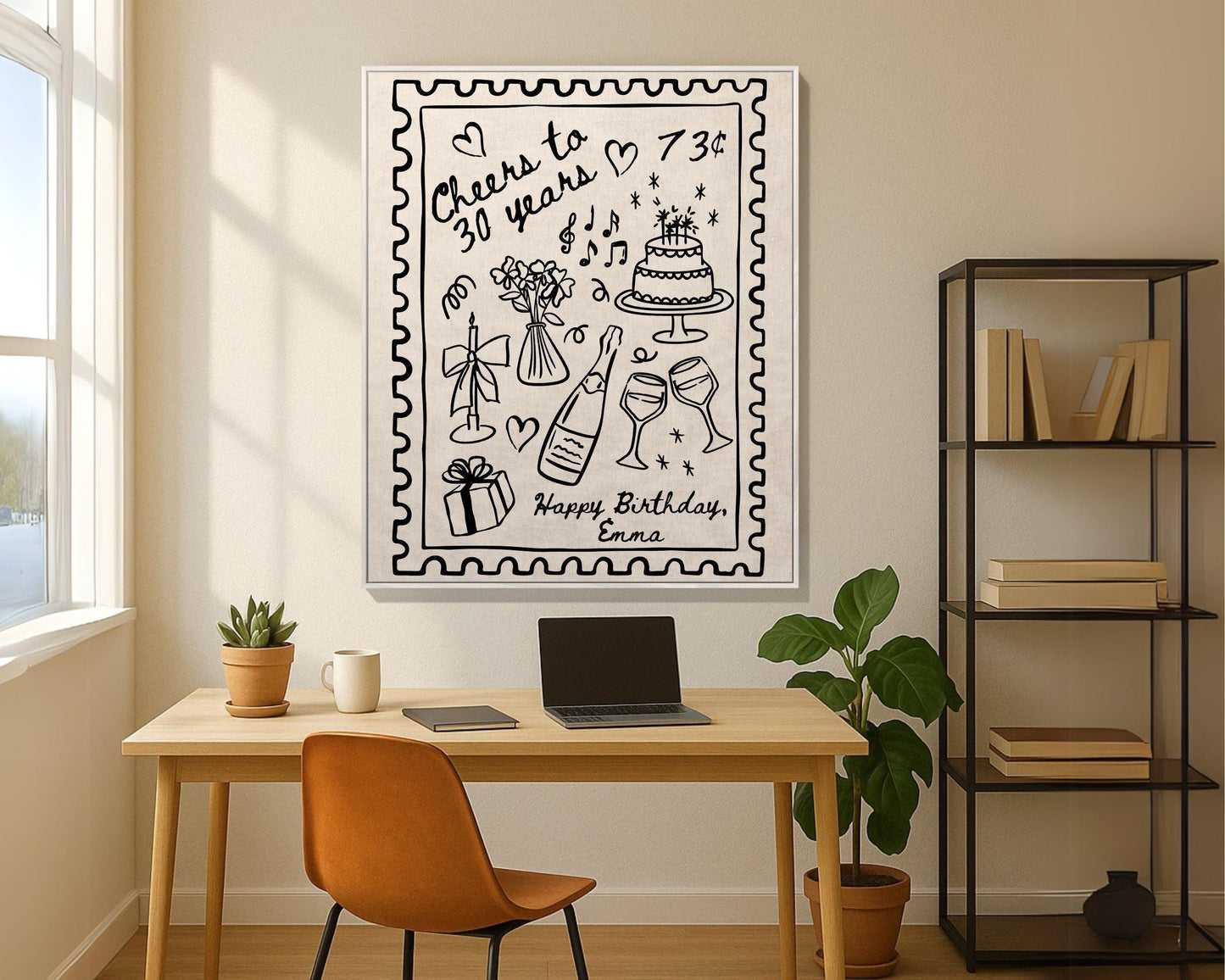 Cheers Birthday Woven Blanket