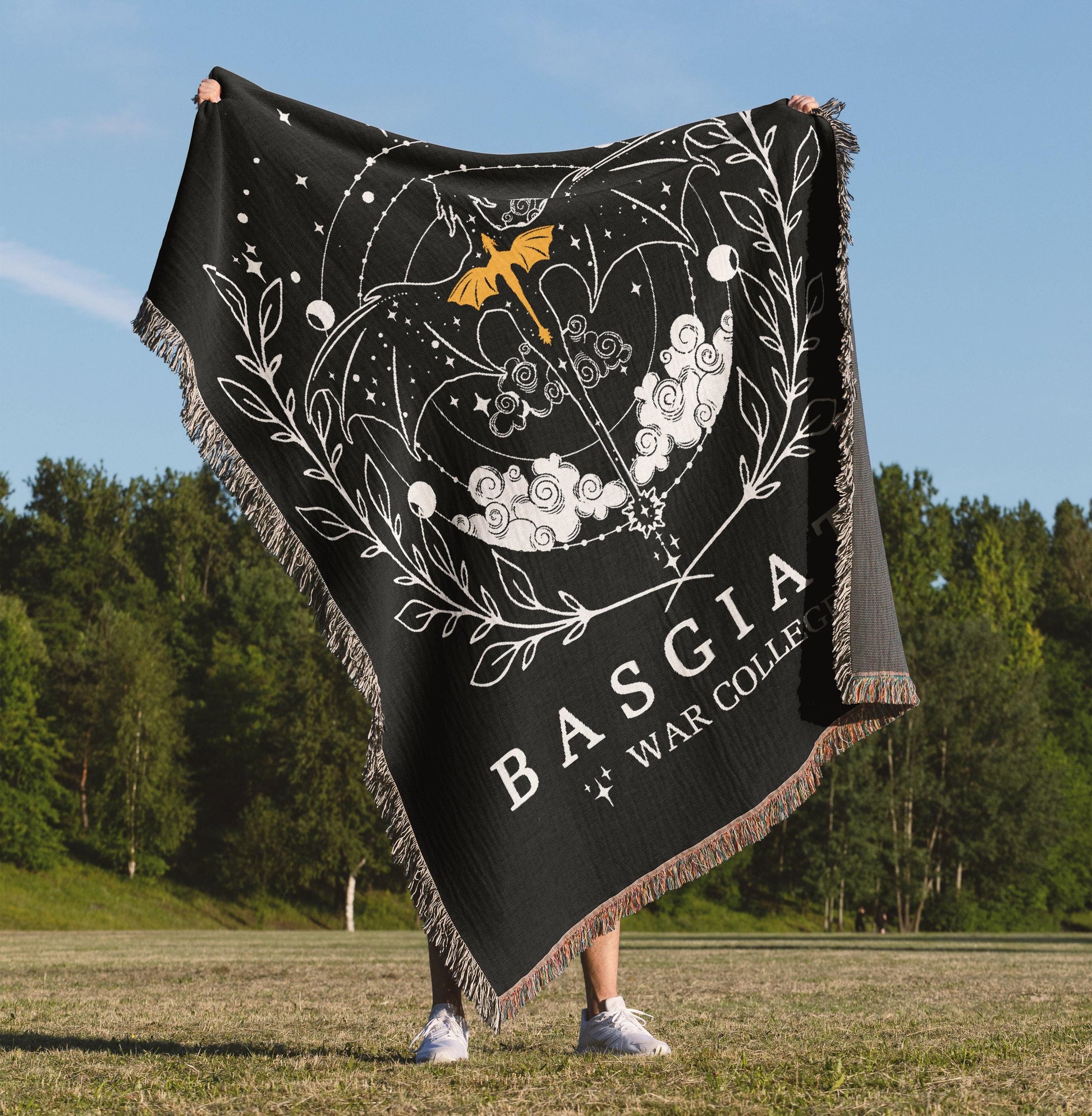 Basgiath Fantasy Woven Blanket - Oh Happy Blankets