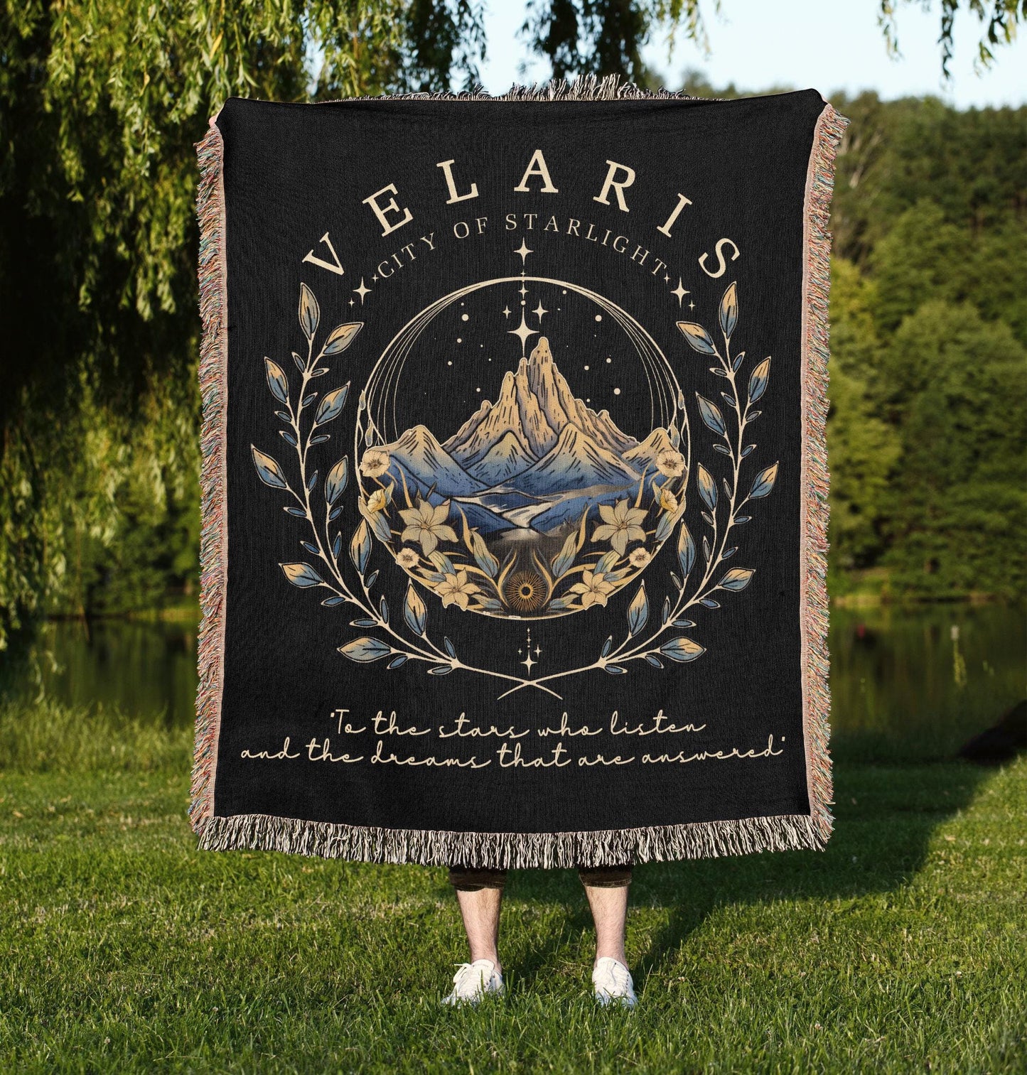 City of Starlight Woven Blanket