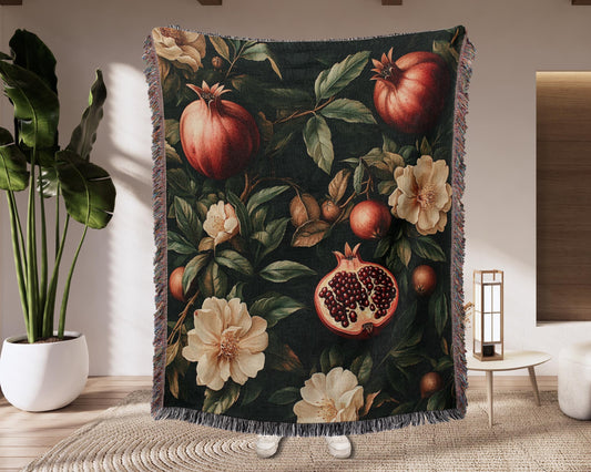 Gift: Custom Style Woven Blanket with premium cotton material, thoughtful gift for special occasions.