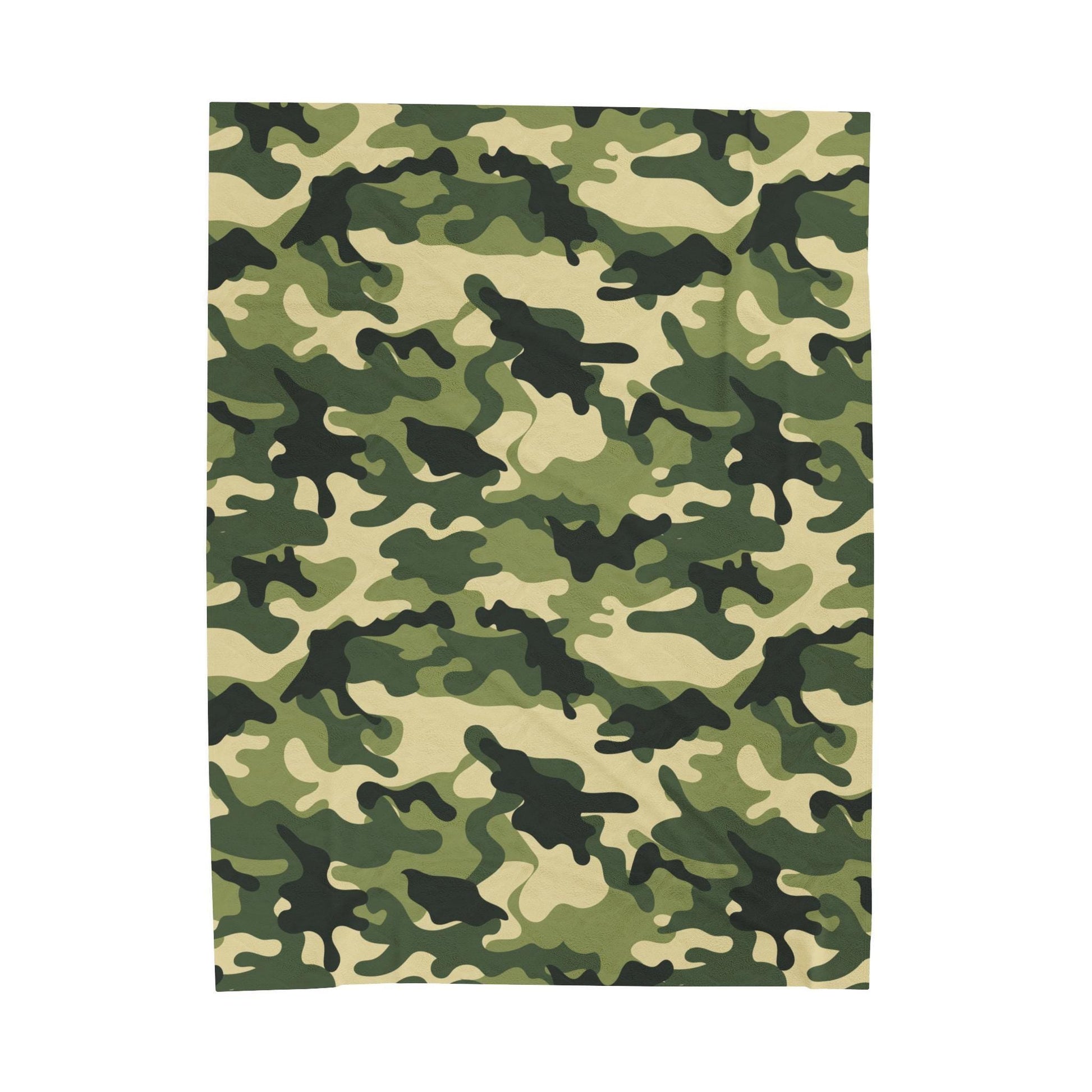 Green Camo Woven Throw Blanket - Oh Happy Blankets