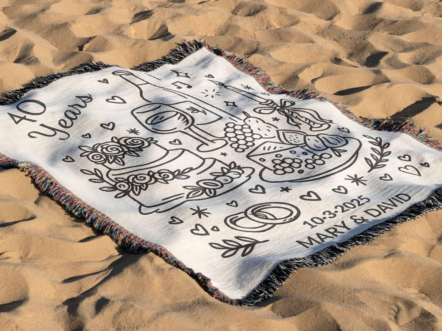 40th Anniversary Woven Blanket