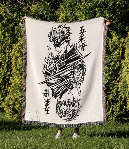 Holiday Gift: Japanese Anime Woven Blanket for girlfriend or wife.