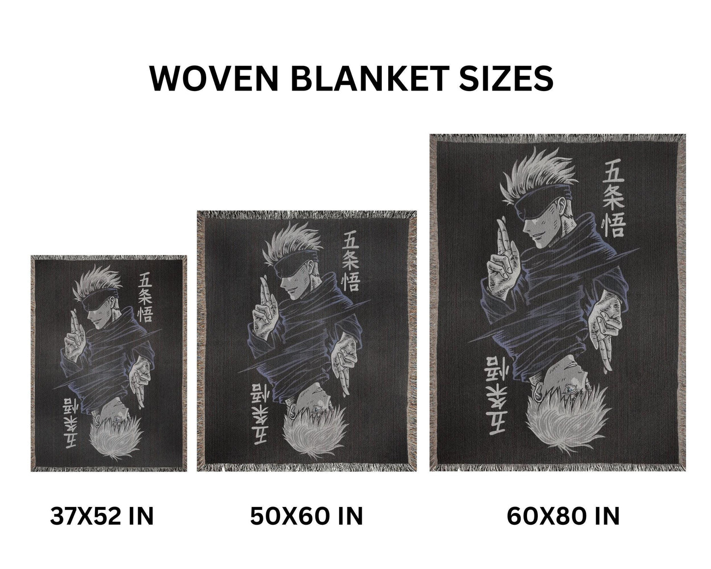 Anime woven blanket
