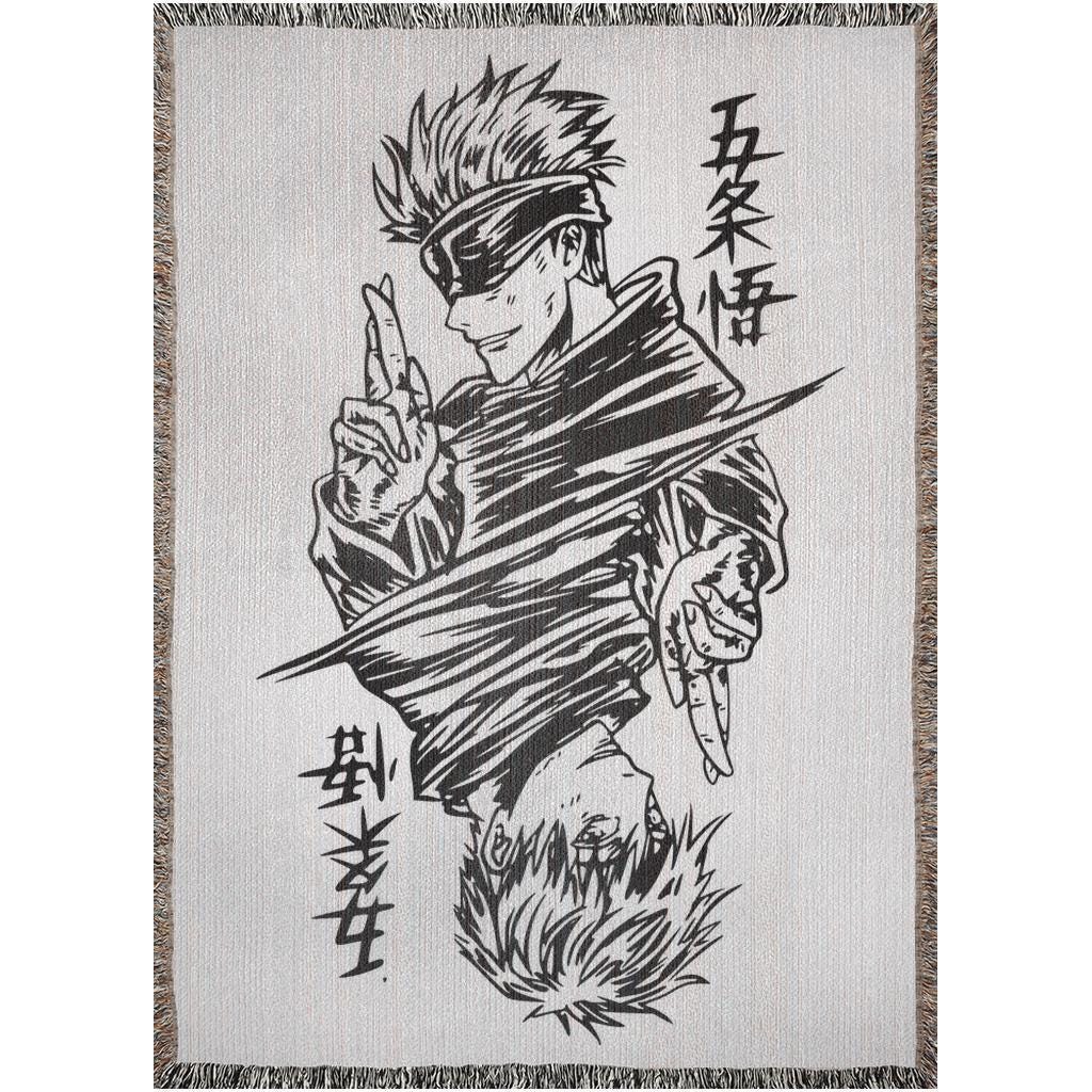 Anime JJK Manga Woven Blanket