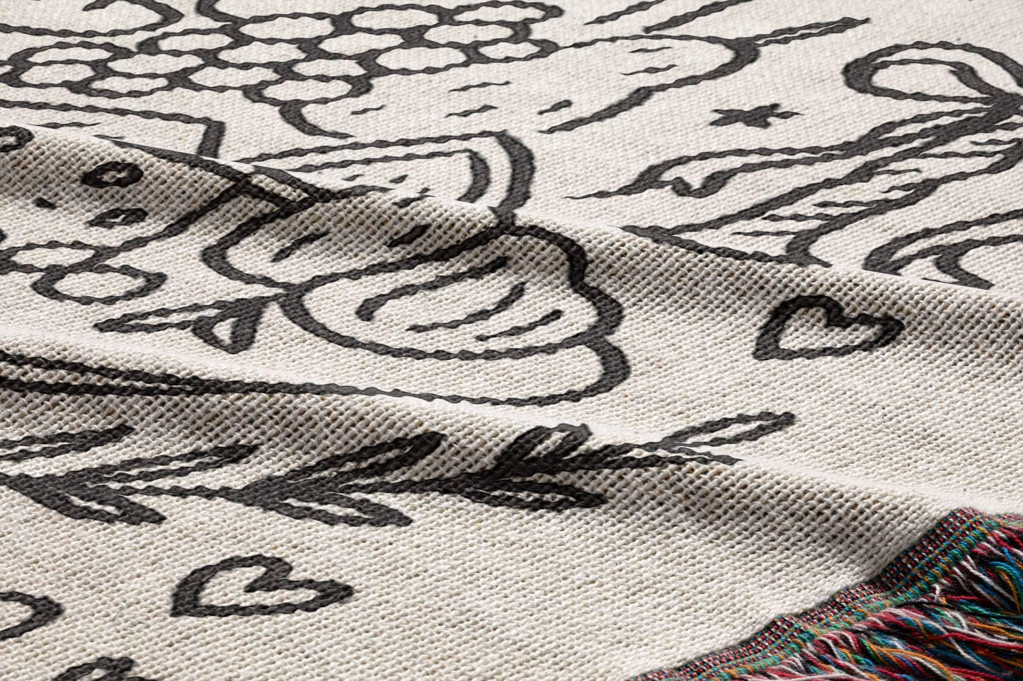 40th Anniversary Custom Names Woven Blanket - Oh Happy Blankets