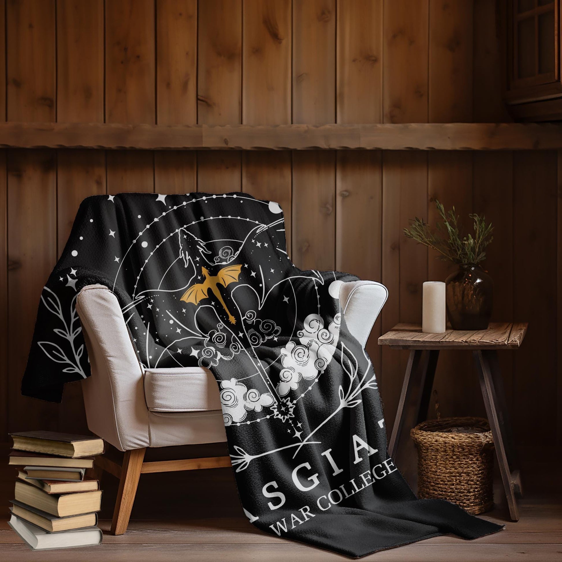 Basgiath Fantasy Woven Blanket - Oh Happy Blankets