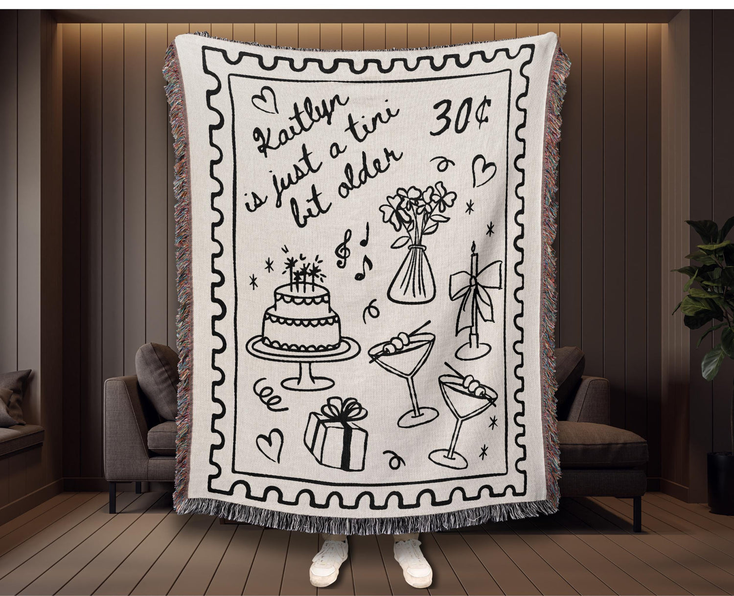 Custom Woven Blanket