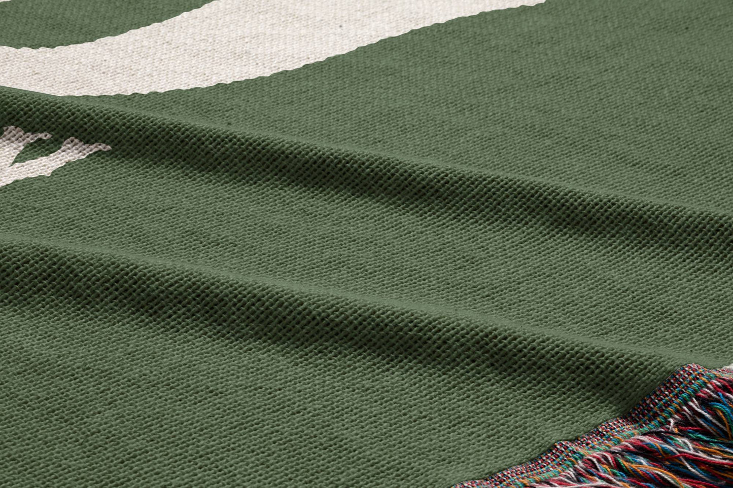 Western Cowboy Initals Woven Blanket