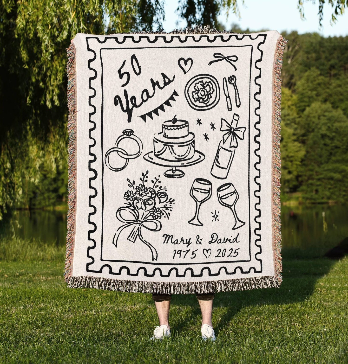 50th Anniversary Woven Blanket