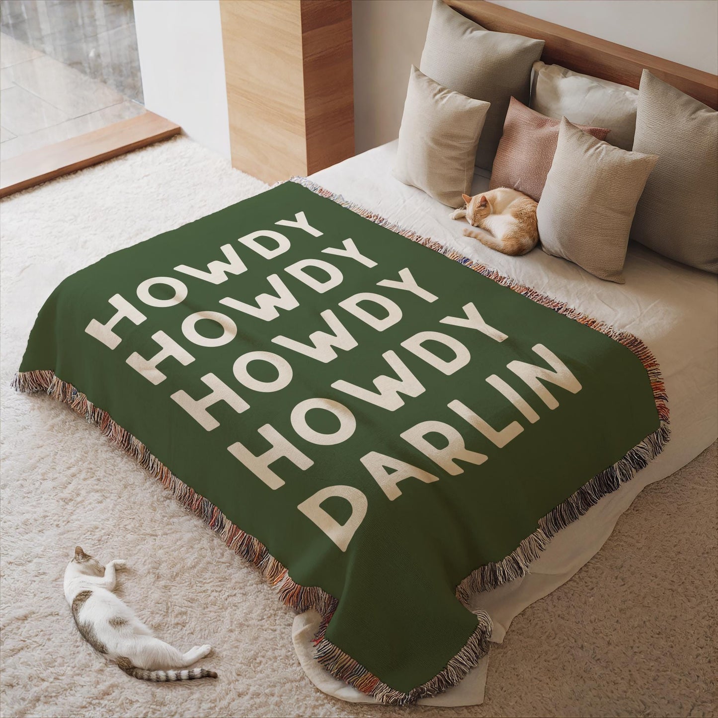 Howdy Darlin Woven Blanket
