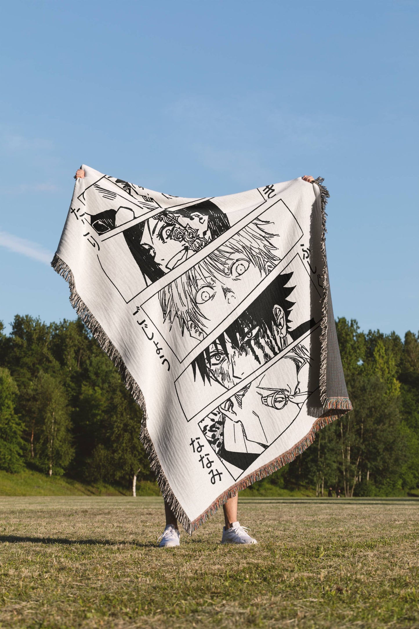 Japanese Anime Woven Blanket