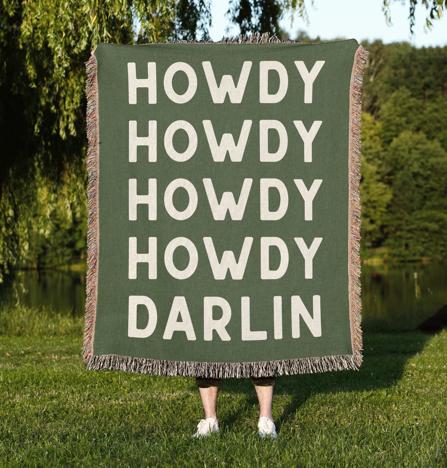 Howdy Darlin Woven Blanket