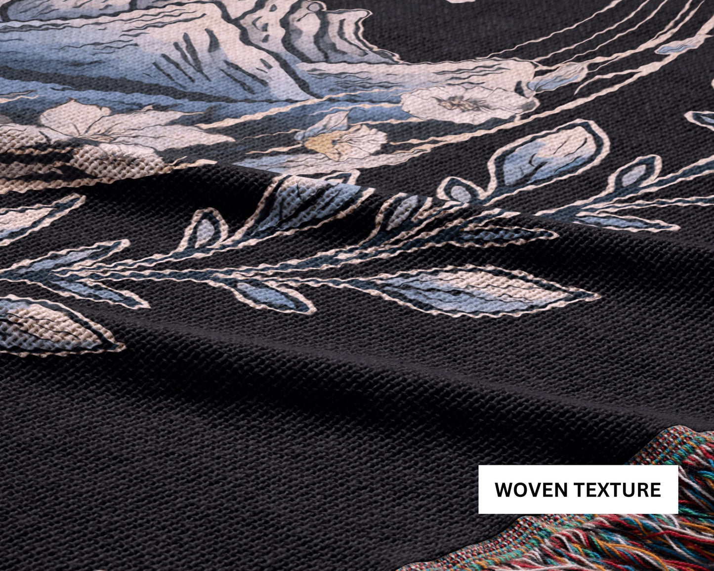 To the stars who listen Woven Blanket