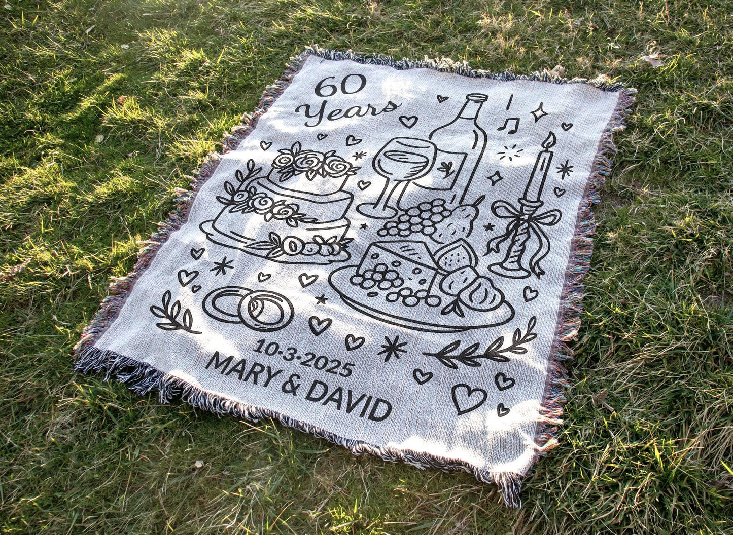 60th Anniversary Woven Blanket