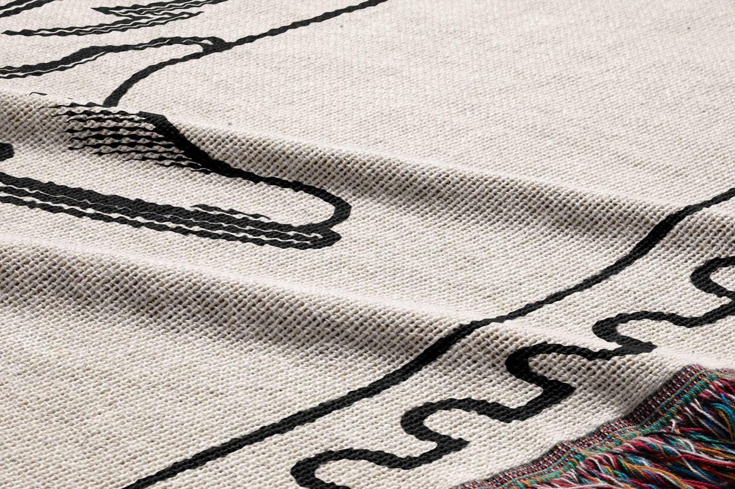 Cowboy Boots Woven Blanket